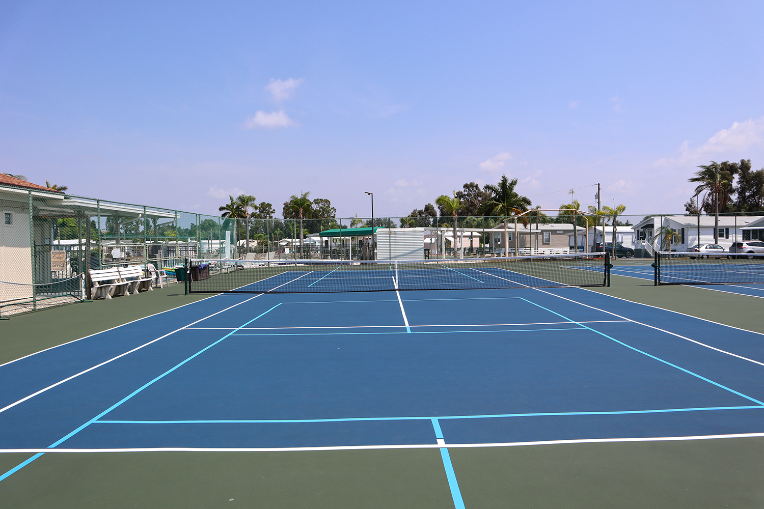 Cypress Bend RV Resort Amenities Tennis Courts